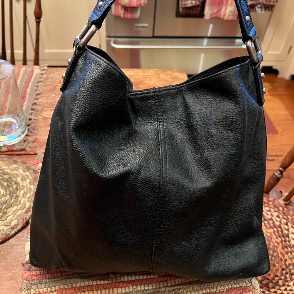 Kooba Black Leather Hobo Bag